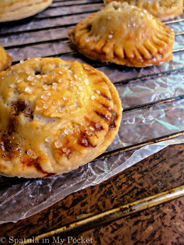 Mini apple pies. The flaky buttery crust filled with a cinnamon scented apple filling should definitely be on your to-bake list this winter!