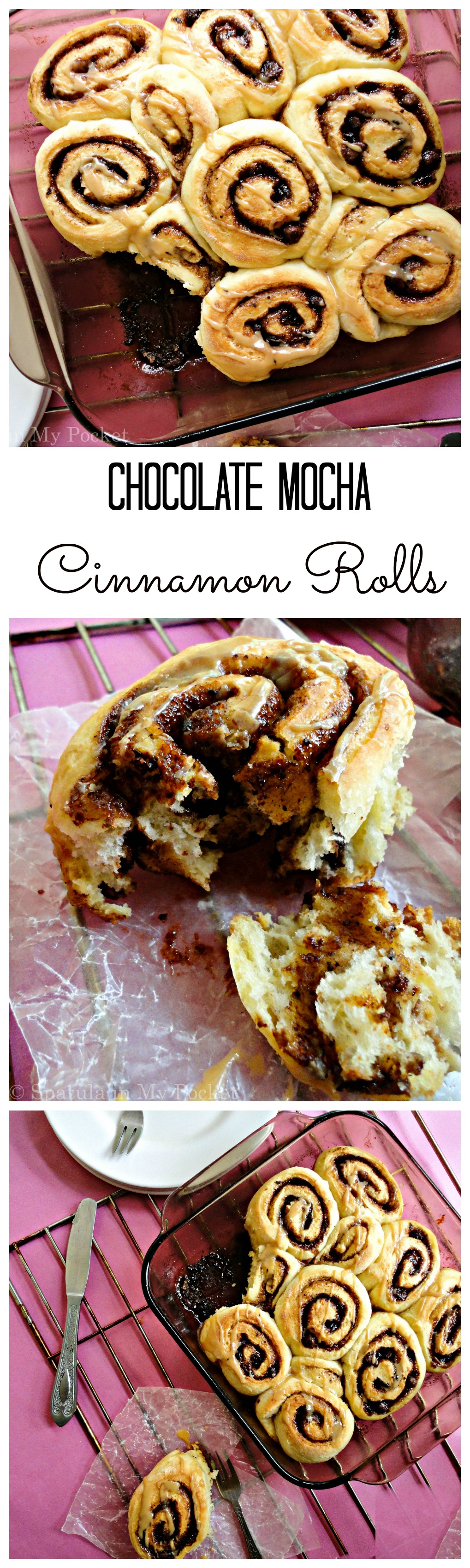 Your standard cinnamon rolls amped up a notch with the glorious addition of coffee and chocolate.