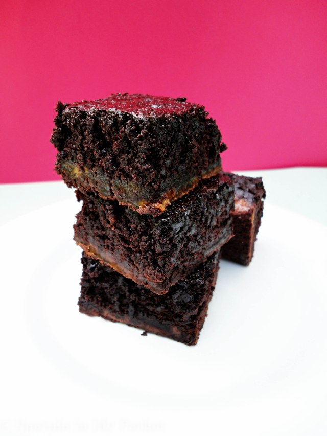 Caramel and chocolate anything is to die for, to tell the truth. But brownies bring it to a whole new level. 