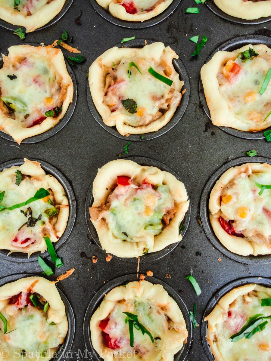 Mini Pizza Pies. The perfect snack idea!