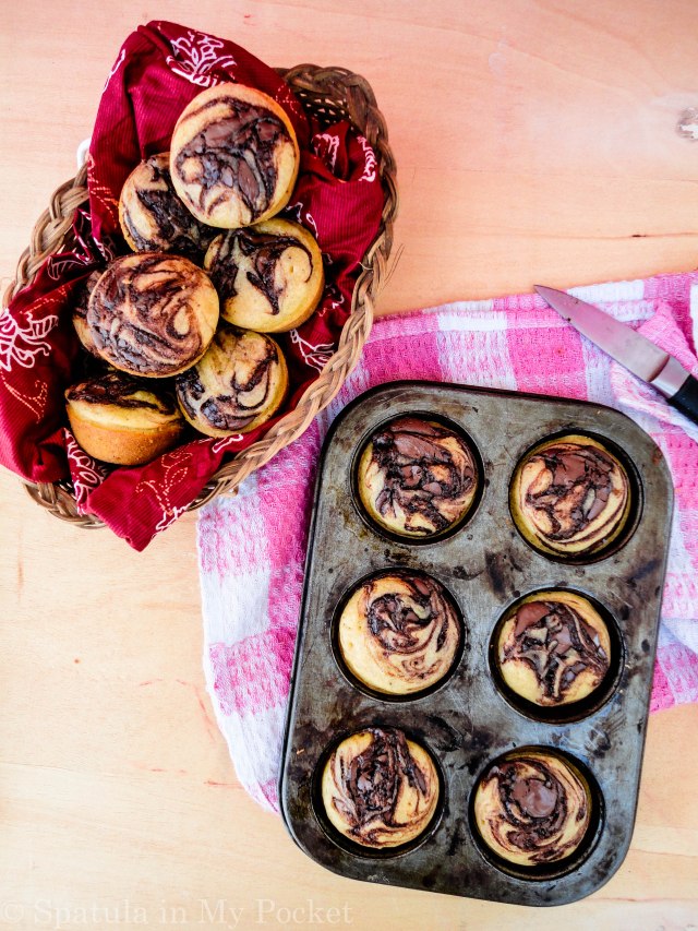 These pumpkin Nutella swirl muffins are the BOMB. They’re soft, tender, and extremely moist. You won’t be able to stop at one!