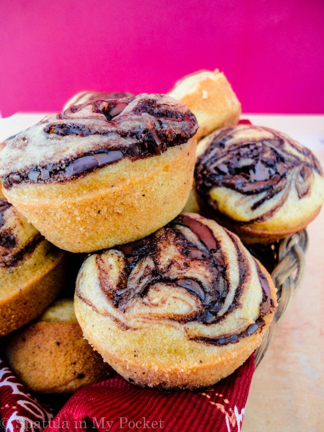 These pumpkin Nutella swirl muffins are the BOMB. They’re soft, tender, and extremely moist. You won’t be able to stop at one!