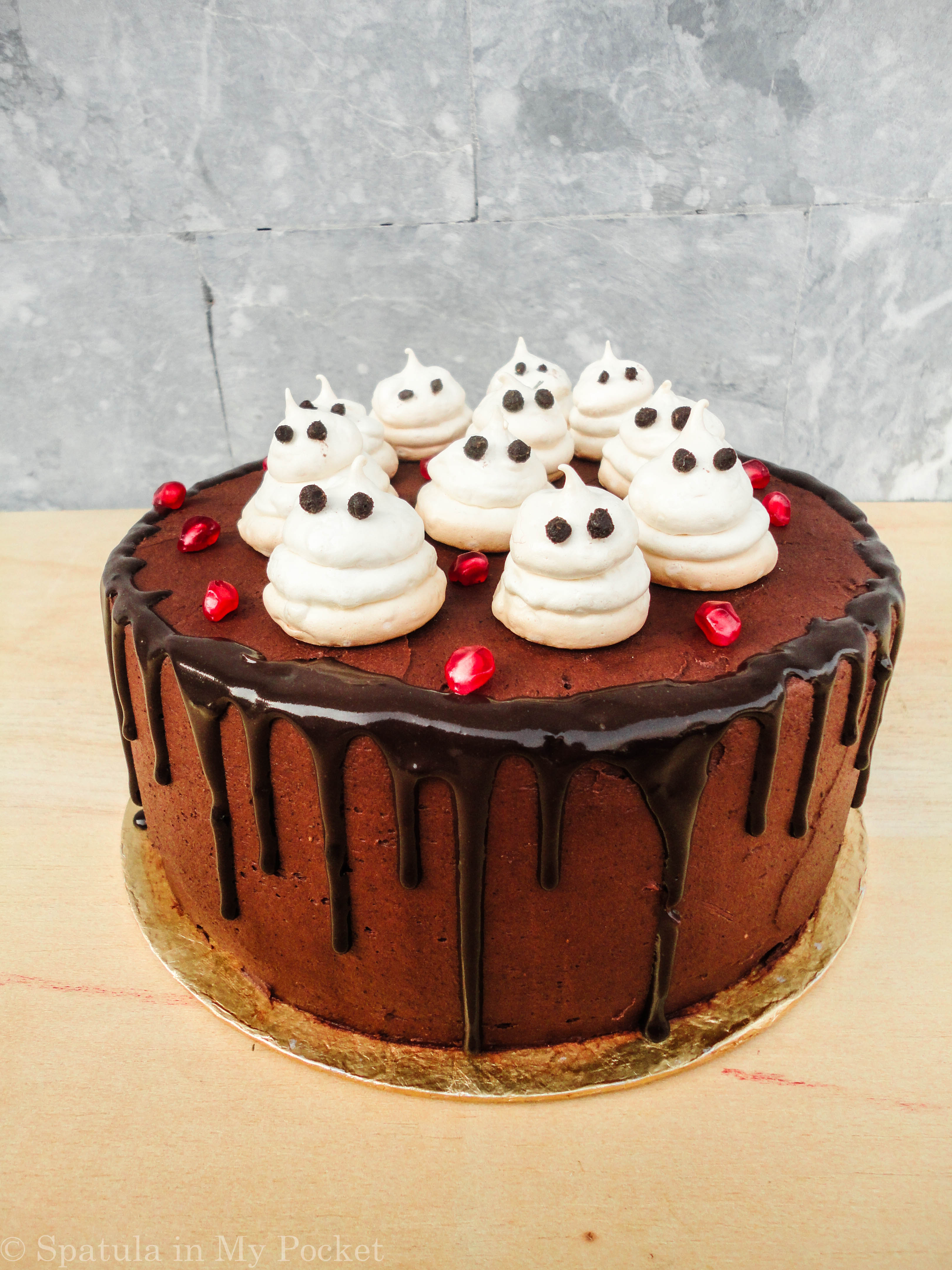 Meringue Ghosts. They’re crunchy on the outside, and soft and mallowy on the inside.