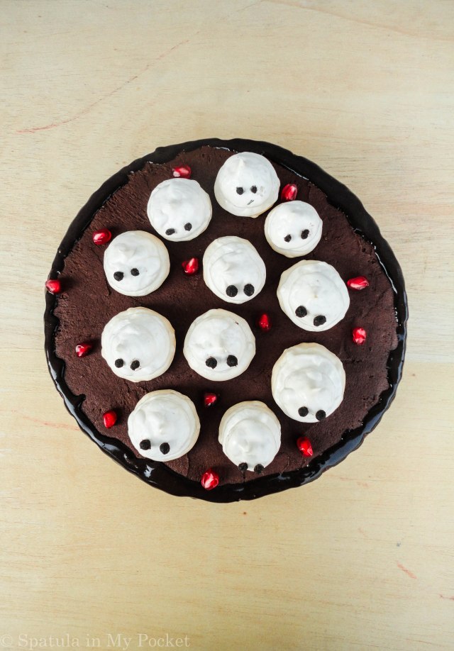 Meringue Ghosts. They’re crunchy on the outside, and soft and mallowy on the inside.