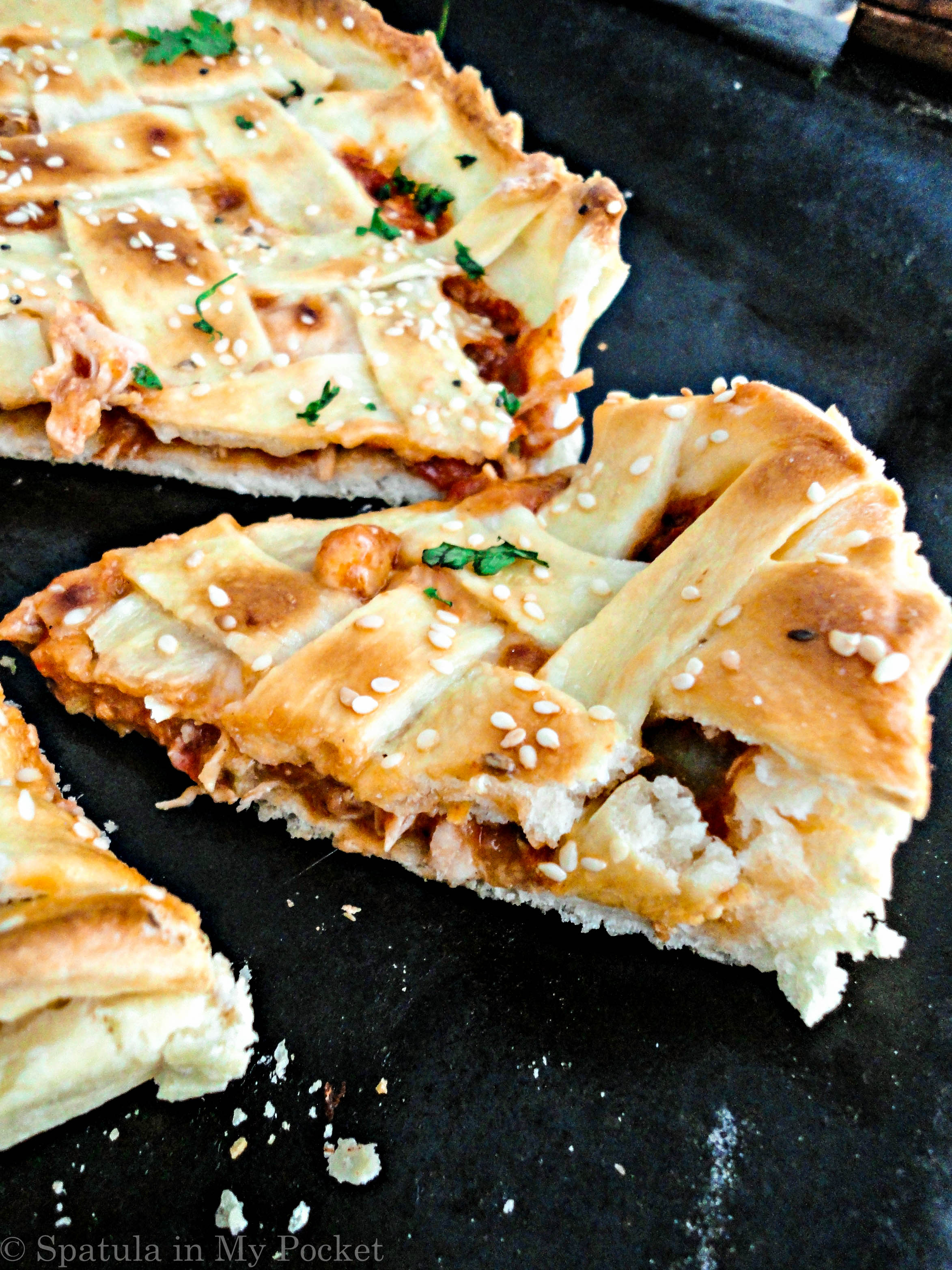 Italian Pirazo Pie; a twist on the classic meat pie.