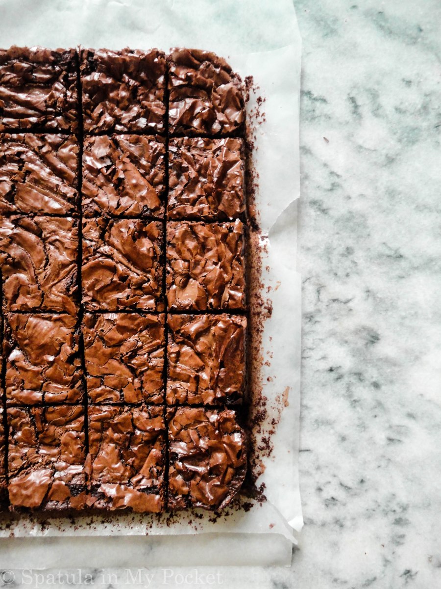 Fudgy on the inside, chewy around the edges. These brownies are the BEST brownies I’ve ever made.