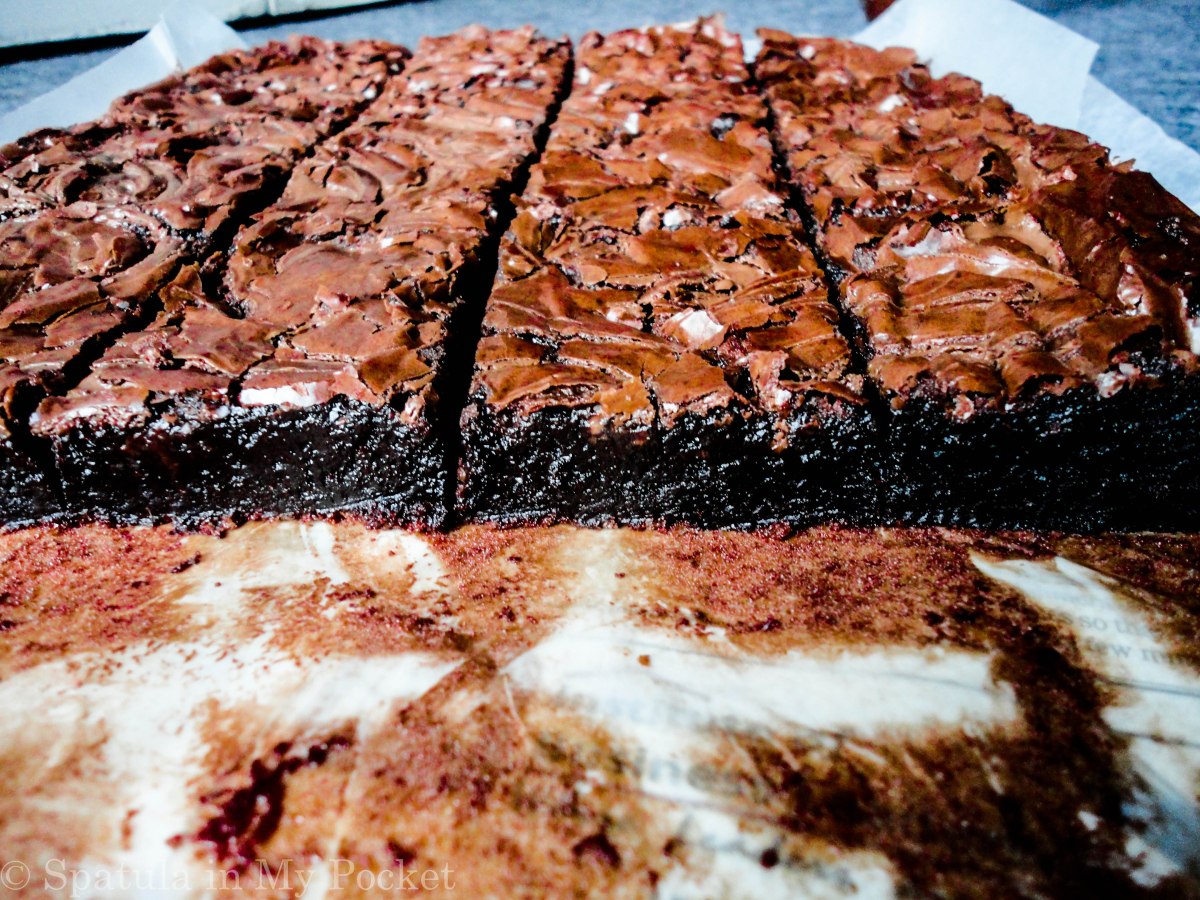 Fudgy on the inside, chewy around the edges. These brownies are the BEST brownies I’ve ever made.