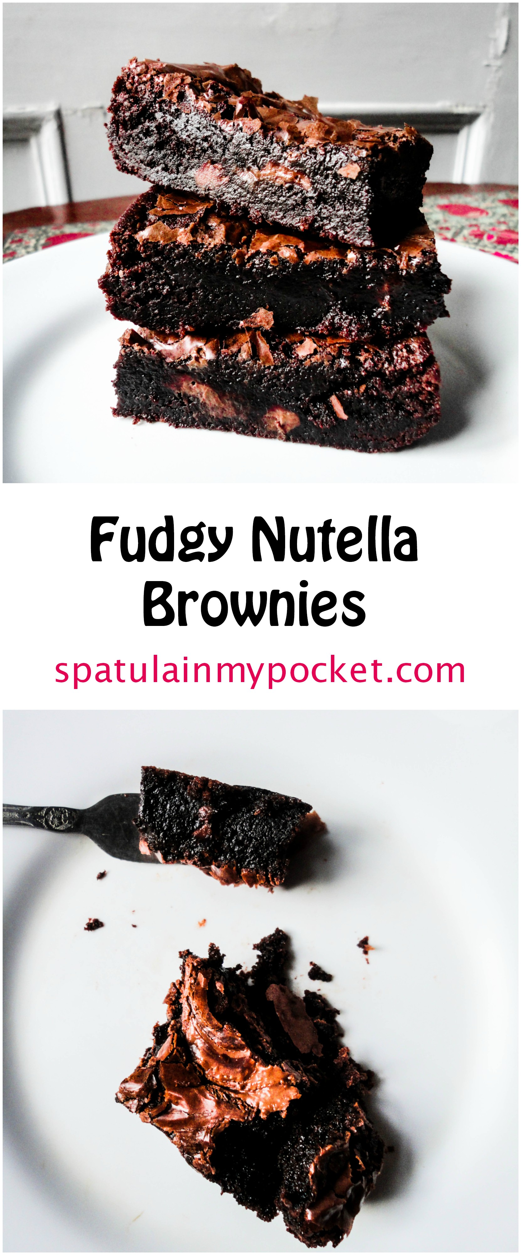 Fudgy on the inside, chewy around the edges. These brownies are the BEST brownies I_ve ever made.