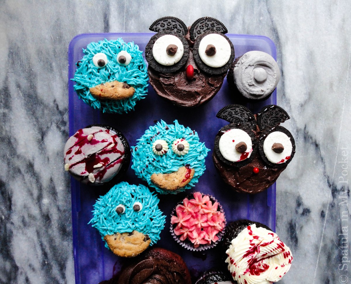 Cupcake Massacre. This would make for a perfect centerpiece for a Halloween celebration!