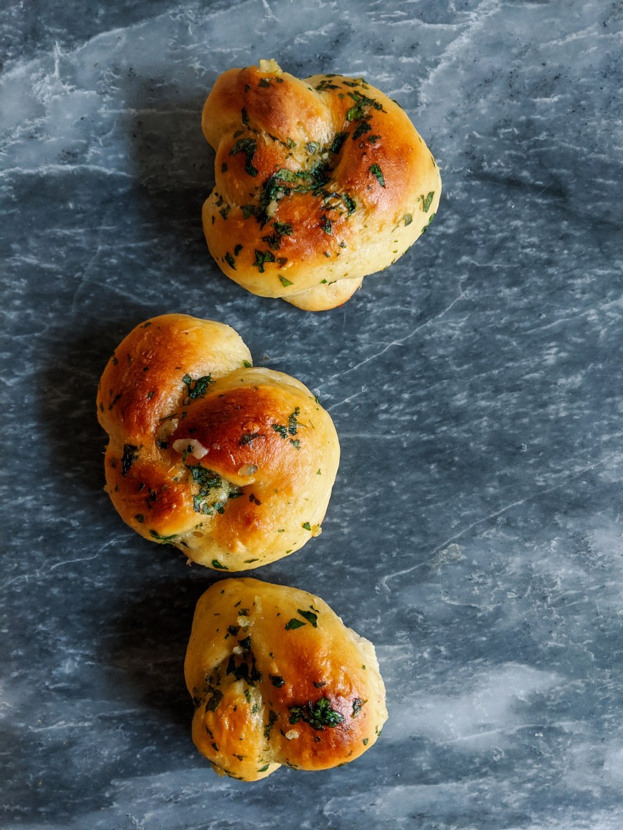 Garlicy, herby, melt-in-your-mouth pillows of dough.