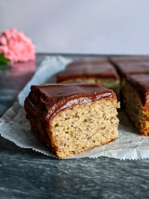 Easy banana cake recipe makes for the absolute best banana cake you’ll ever try. It’s moist and fluffy, packed with banana flavor with an added punch from the cinnamon.